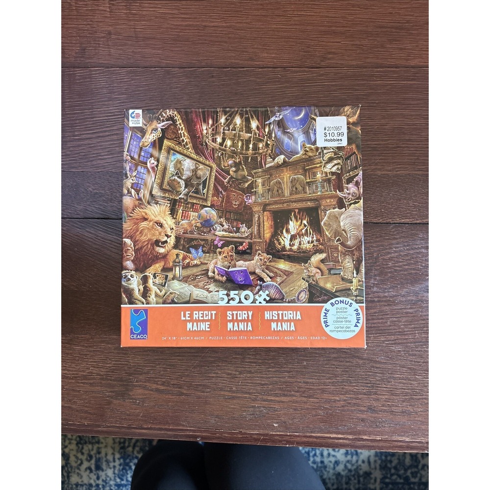 Ceaco - Story Mania‎ - History Mania - 550 Piece Jigsaw Puzzle- Complete